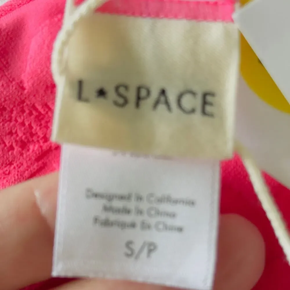 L*Space Leilani Bitsy Bikini Bottom Cosmo Pink Size S NWT